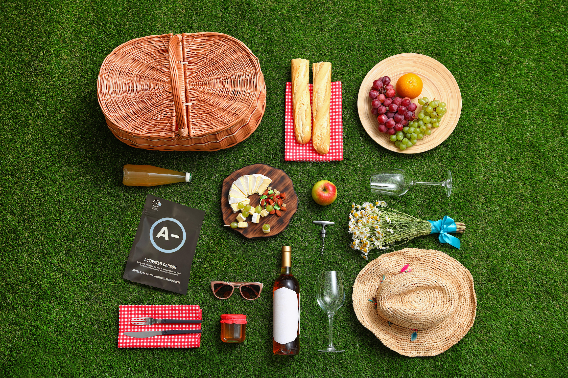 Picnic with A-Minus. Alcohol minus the toxins. Hangover cure. After Alcohol.